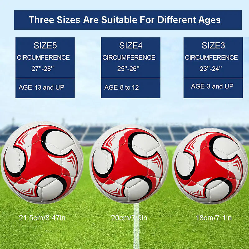High-Quality PVC Football for Outdoor Training - 5 Sizes
