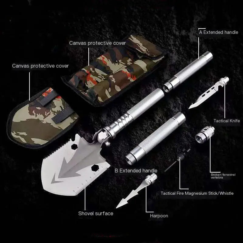 Multifunctional Folding Outdoor Military Shovel Tool