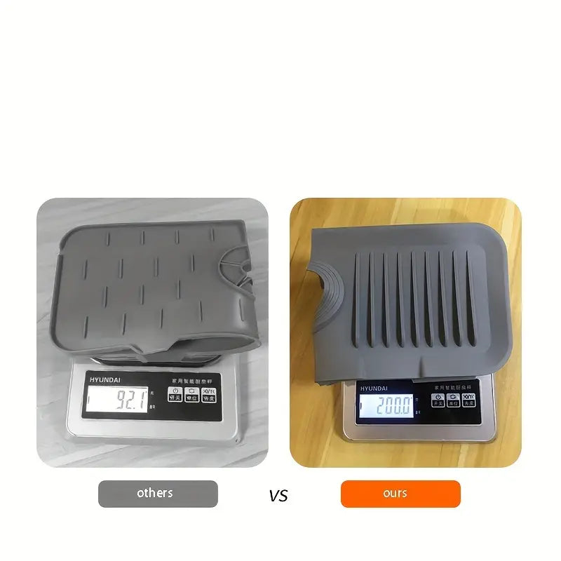 Thickened Silicone Waterproof Faucet Splash Mat (1pc)