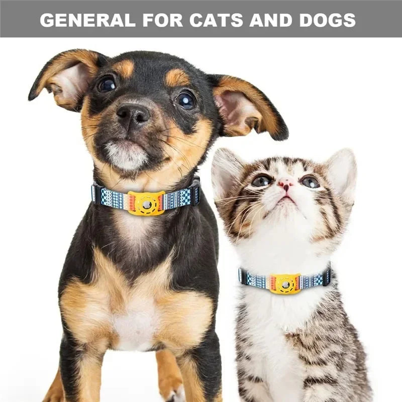 'Digital Printing' Design Collar for Apple Airtag for Cats and Dogs